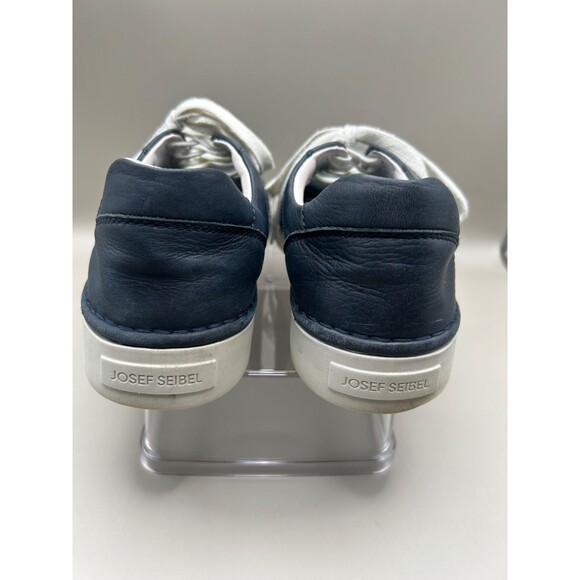 Josef Seibel Claire Women's Lace Up Sneaker Leather Comfort Blue US 7M/EU38 - Picture 4 of 7